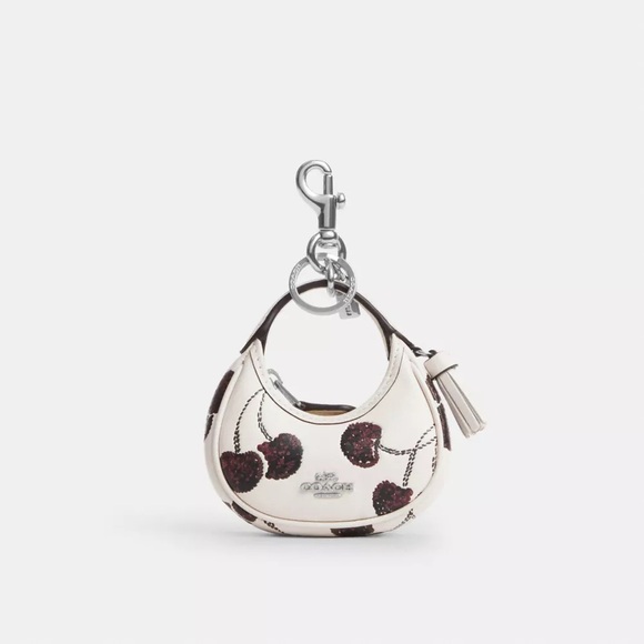 Coach Handbags - Coach Carmen Bag Charm with Cherry Print NWT
